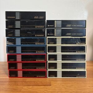 Pioneer Hitachi 6-Disc CD Changer Magazine Lot 15 Multi-Play Home Car Audio Good